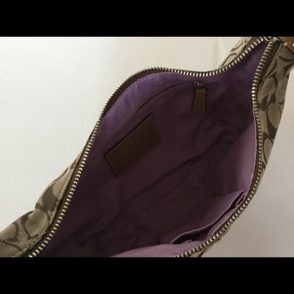Coach Outline Signature Zip Shoulder Bag - Picture 5 of 5